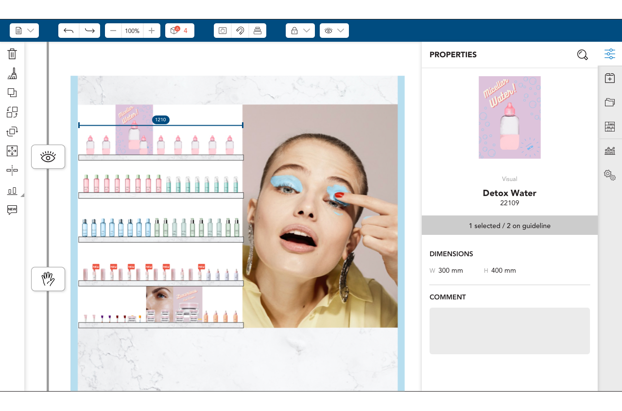 RETAIL SOFTWARE PLANOGRAM BEAUTY 2D