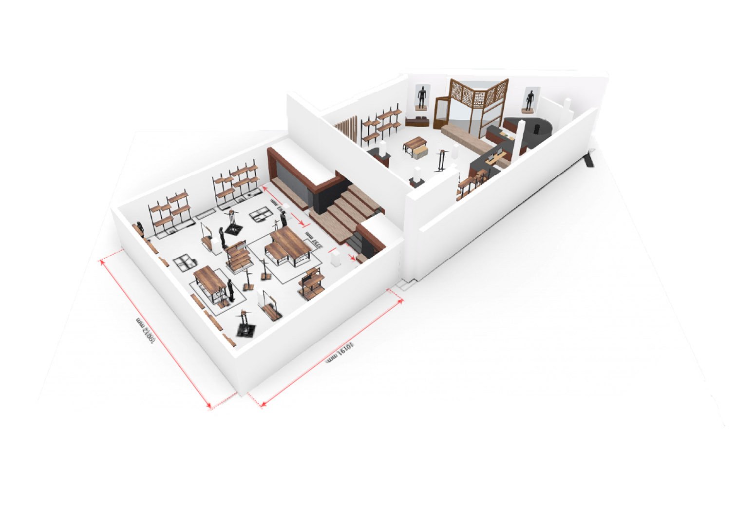 build 3d store simply