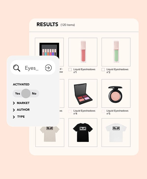 share products to your markets